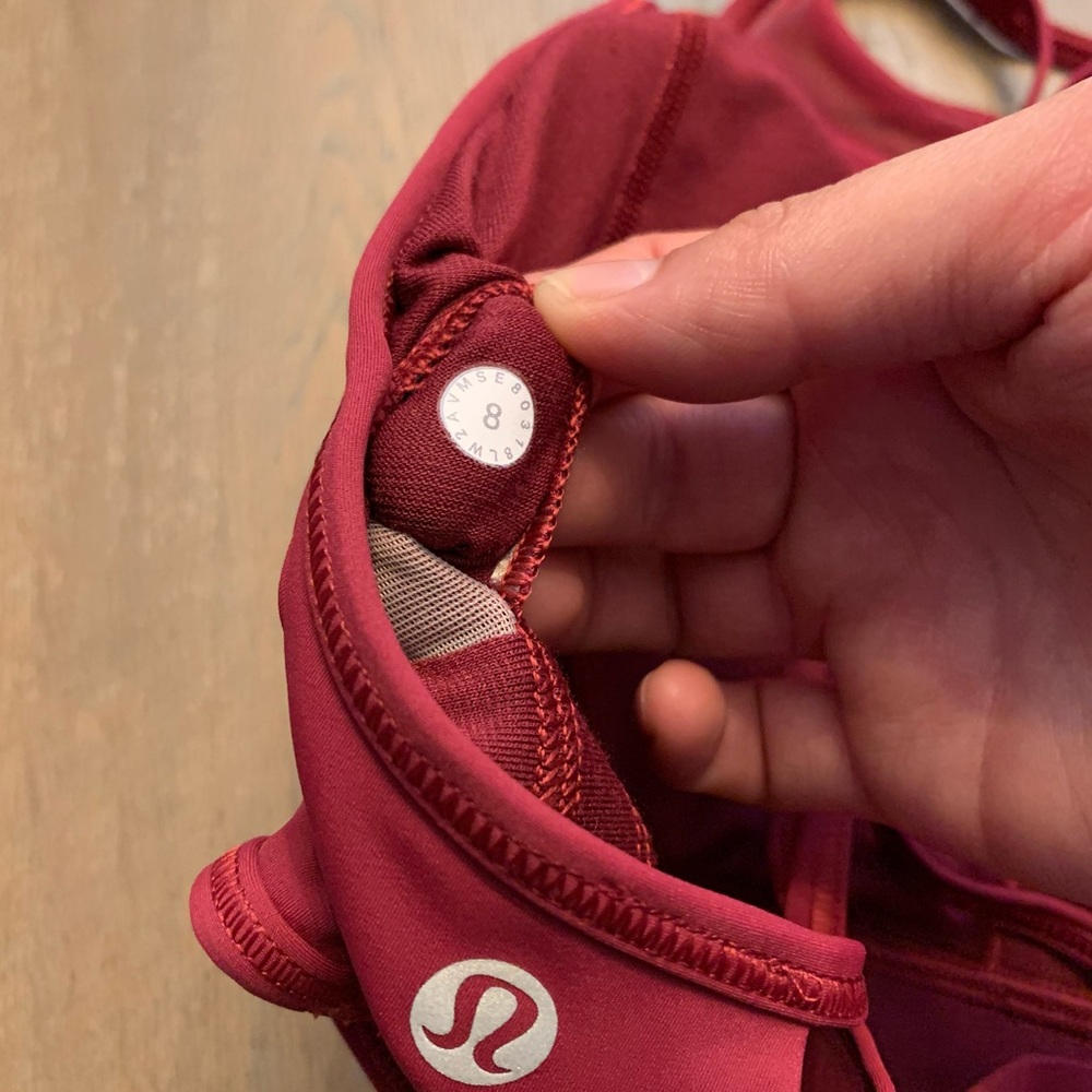 Lululemon Star Ruby Wake & Train Long Line Bra Si… - image 7